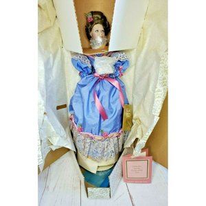 Vintage Rare Retired Catherine & The Poetry Of The Fan Franklin Heirlooms Doll